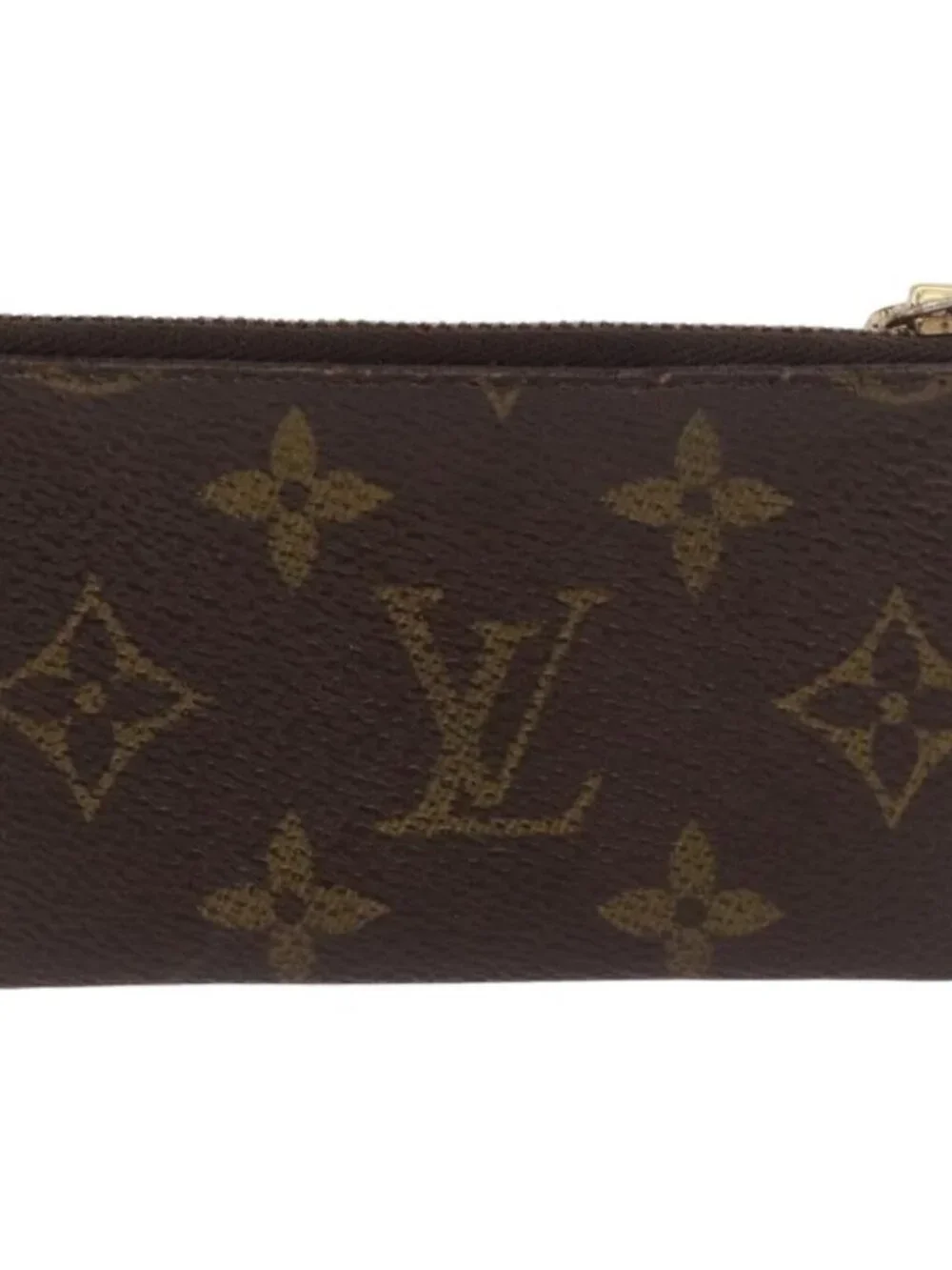 LOUIS VUITTON Monogram Pochette Cles Coin Purse M62650 LV Auth 189161